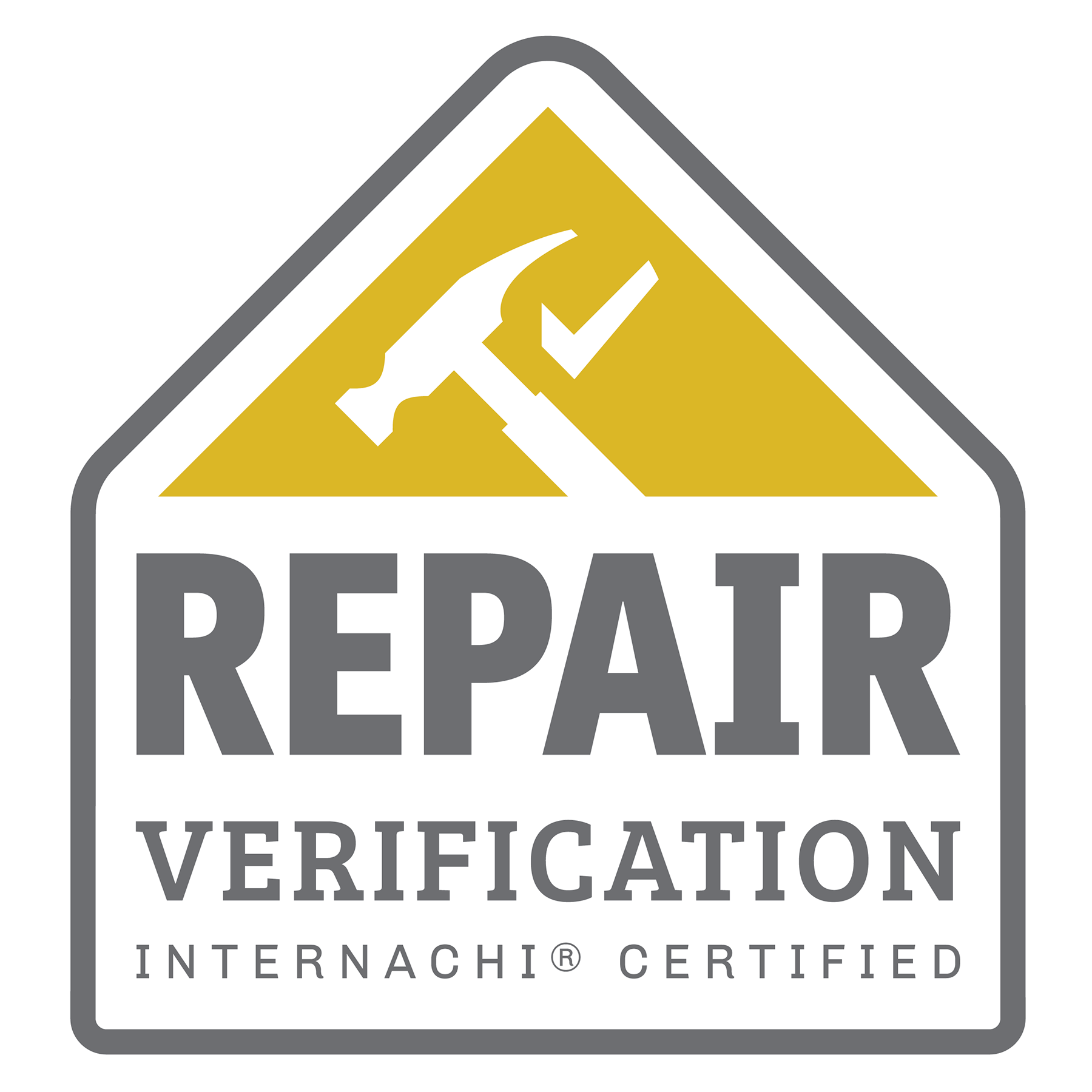 Internachi Certified Repair Verification badge