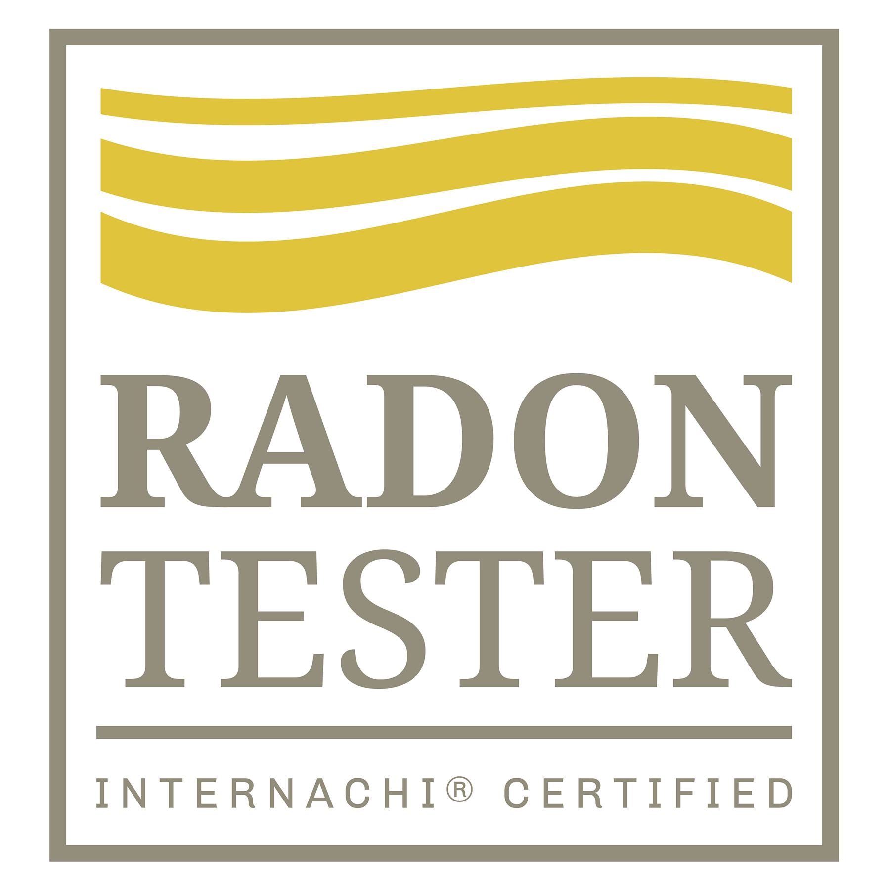 Internachi Certified Radon Tester Badge